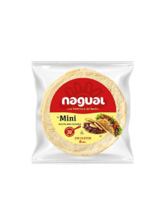 Tortilla de maiz especial Mini Tacos sin gluten 110g Nagual